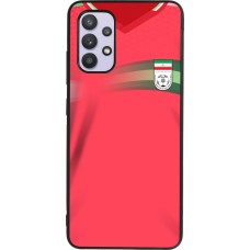 Samsung Galaxy A32 Case Hülle - Silikon schwarz Iran 2022 personalisierbares Fussballtrikot