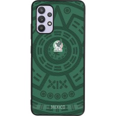 Samsung Galaxy A32 Case Hülle - Silikon schwarz Mexiko 2026 personalisierbares Fussballtrikot