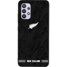Samsung Galaxy A32 Case Hülle - Silikon schwarz Neuseeland 2026 personalisierbares Fussballtrikot