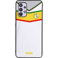 Samsung Galaxy A32 Case Hülle - Silikon schwarz Senegal 2022 personalisierbares Fußballtrikot