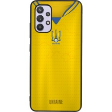 Coque Samsung Galaxy A32 - Silicone rigide noir Maillot de football Ukraine