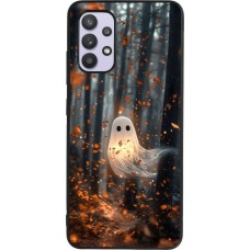 Samsung Galaxy A32 Case Hülle - Silikon schwarz Halloween 2025 Ghost in the forest