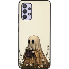 Samsung Galaxy A32 Case Hülle - Silikon schwarz Halloween 2025 Ghost gardener