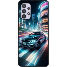 Samsung Galaxy A32 Case Hülle - Silikon schwarz BMW M4 Tokio Nacht