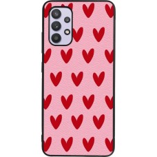Samsung Galaxy A32 Case Hülle - Silikon schwarz Saint Valentines Day 26 Pattern heart
