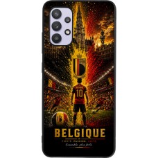 Samsung Galaxy A32 Case Hülle - Silikon schwarz Fussball Belgien splash 2026