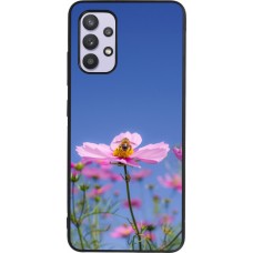 Coque Samsung Galaxy A32 - Silicone rigide noir Bee on a flower 2026