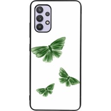 Samsung Galaxy A32 Case Hülle - Silikon schwarz Butterflies 2026