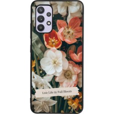 Samsung Galaxy A32 Case Hülle - Silikon schwarz Full Bloom 2026