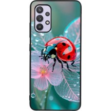 Samsung Galaxy A32 Case Hülle - Silikon schwarz Ladybird in bloom 2026