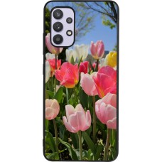 Samsung Galaxy A32 Case Hülle - Silikon schwarz Tulips 2026