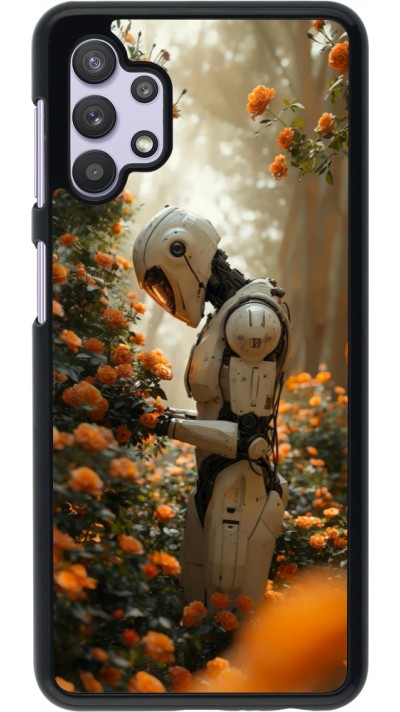 Coque Samsung Galaxy A32 5G - Astronaut flowers 2025