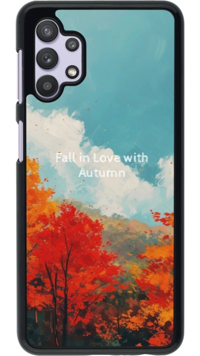 Samsung Galaxy A32 5G Case Hülle - Autumn 25 Fall in love