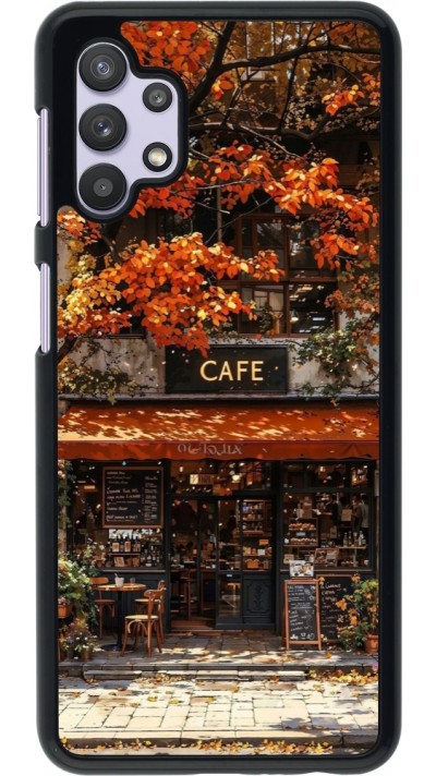 Samsung Galaxy A32 5G Case Hülle - Autumn 25 Coffee shop
