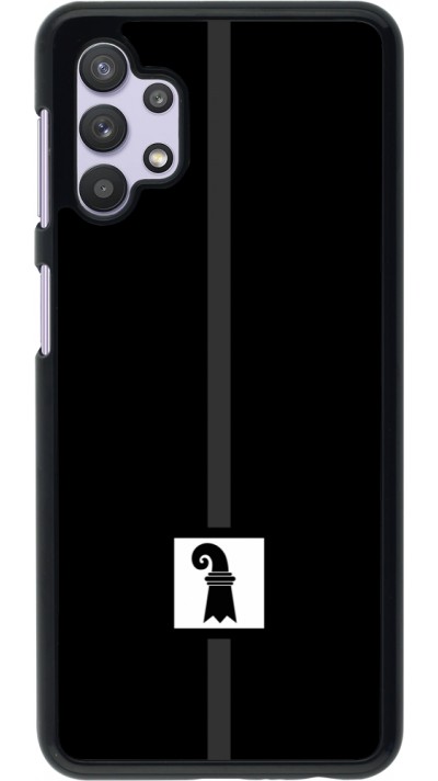 Samsung Galaxy A32 5G Case Hülle - Kanton BS schwarz