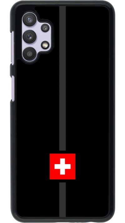 Samsung Galaxy A32 5G Case Hülle - Kanton CH schwarz