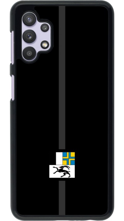 Samsung Galaxy A32 5G Case Hülle - Kanton GR schwarz