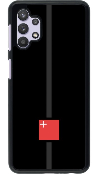 Samsung Galaxy A32 5G Case Hülle - Kanton SZ schwarz