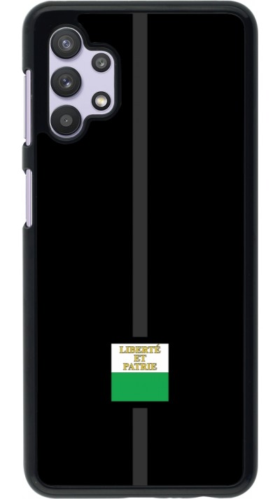 Samsung Galaxy A32 5G Case Hülle - Kanton VD schwarz