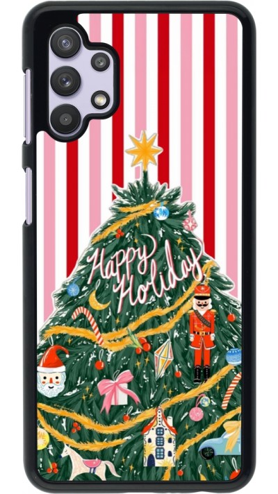 Samsung Galaxy A32 5G Case Hülle - Christmas 25 Happy Holiday