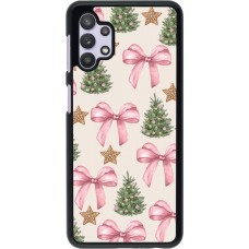 Samsung Galaxy A32 5G Case Hülle - Christmas 25 Vintage Ribbons