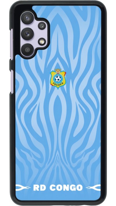 Samsung Galaxy A32 5G Case Hülle - Demokratische Republik Kongo 2026 personalisierbares Fussballtrikot