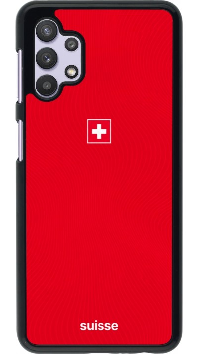 Samsung Galaxy A32 5G Case Hülle - Schweiz 2026 personalisierbares Fussballtrikot