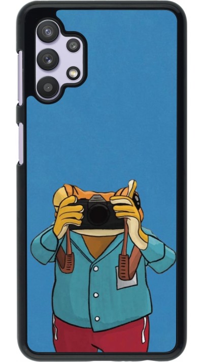 Samsung Galaxy A32 5G Case Hülle - Frog with camera DTMF