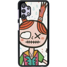 Samsung Galaxy A32 5G Case Hülle - Little Girl Sketch