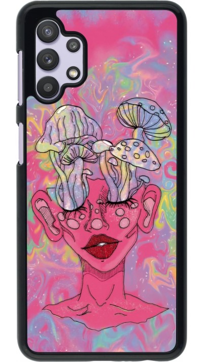 Coque Samsung Galaxy A32 5G - Psychedelic pink mushroom