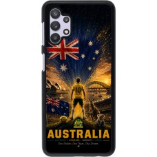 Samsung Galaxy A32 5G Case Hülle - Fussball Australien splash 2026