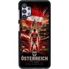 Samsung Galaxy A32 5G Case Hülle - Fussball Österreich splash 2026