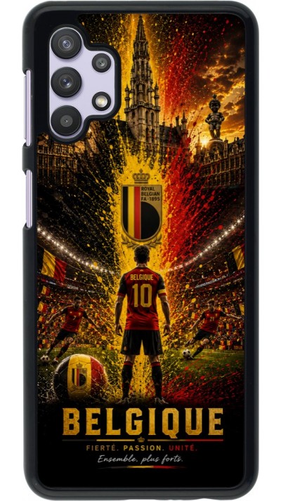 Samsung Galaxy A32 5G Case Hülle - Fussball Belgien splash 2026