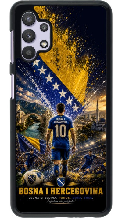 Samsung Galaxy A32 5G Case Hülle - Fussball Bosnien und Herzegowina splash 2026