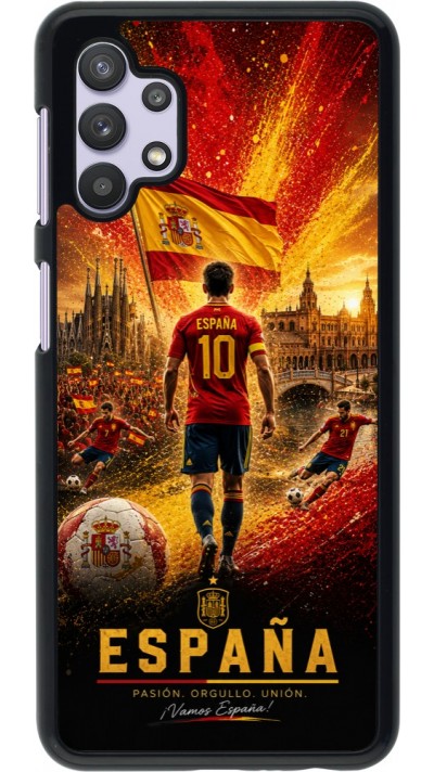 Samsung Galaxy A32 5G Case Hülle - Fussball Espanien splash 2026