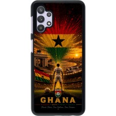Samsung Galaxy A32 5G Case Hülle - Fussball Ghana splash 2026