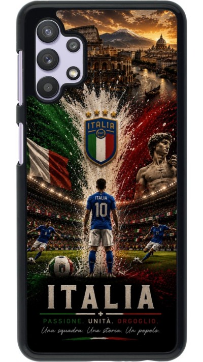 Samsung Galaxy A32 5G Case Hülle - Fussball Italien splash 2026
