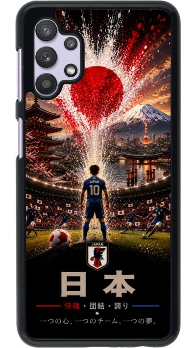 Samsung Galaxy A32 5G Case Hülle - Fussball Japan splash 2026