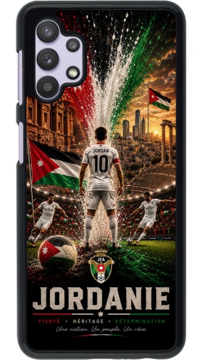 Samsung Galaxy A32 5G Case Hülle - Fussball Jordanien splash 2026