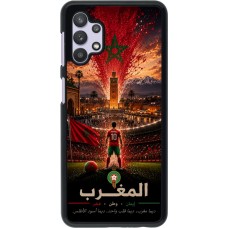 Samsung Galaxy A32 5G Case Hülle - Fussball Marokko splash 2026