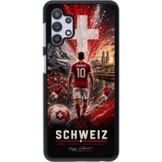 Samsung Galaxy A32 5G Case Hülle - Fussball Schweiz splash 2026