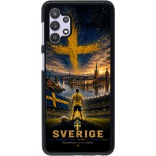 Samsung Galaxy A32 5G Case Hülle - Fussball Schweden splash 2026