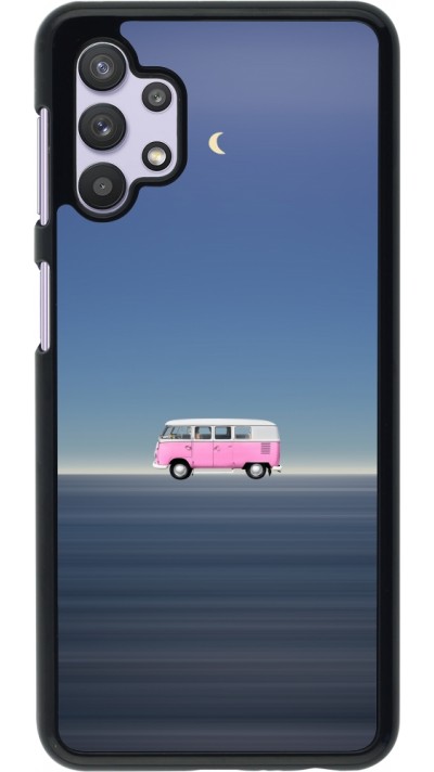 Samsung Galaxy A32 5G Case Hülle - Spring 23 pink bus