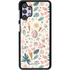 Samsung Galaxy A32 5G Case Hülle - Sommer Pink Muster