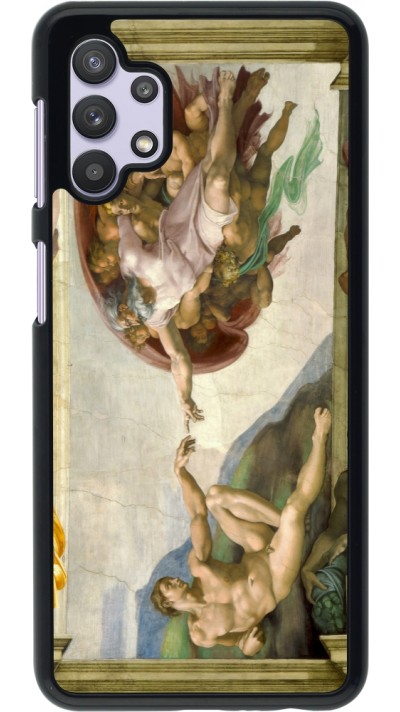 Coque Samsung Galaxy A32 5G - Tableau art - La Création d’Adam - Michel-Ange