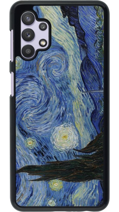 Coque Samsung Galaxy A32 5G - Tableau art - La Nuit étoilée - Van Gogh