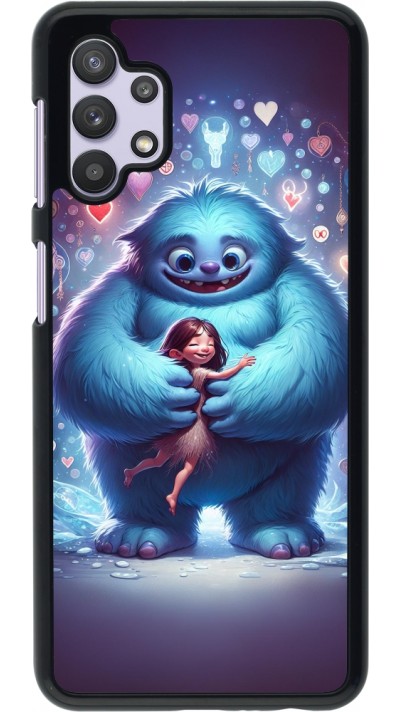 Samsung Galaxy A32 5G Case Hülle - Valentin 2024 Flauschige Liebe