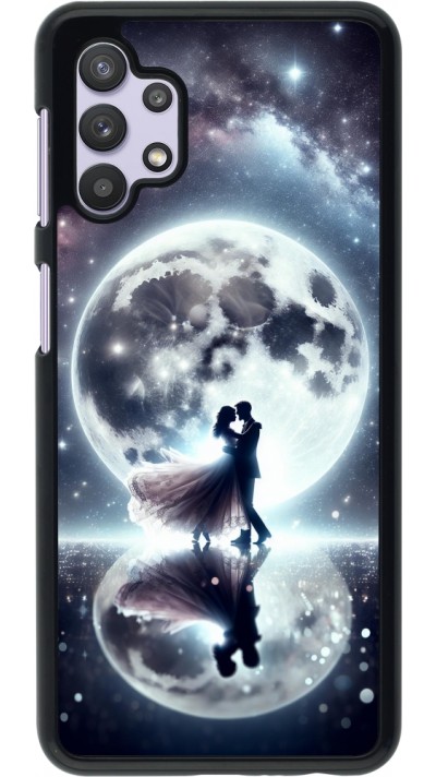 Samsung Galaxy A32 5G Case Hülle - Valentin 2024 Liebe unter dem Mond