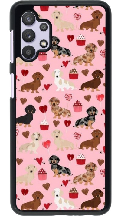 Samsung Galaxy A32 5G Case Hülle - Valentine 2024 puppy love