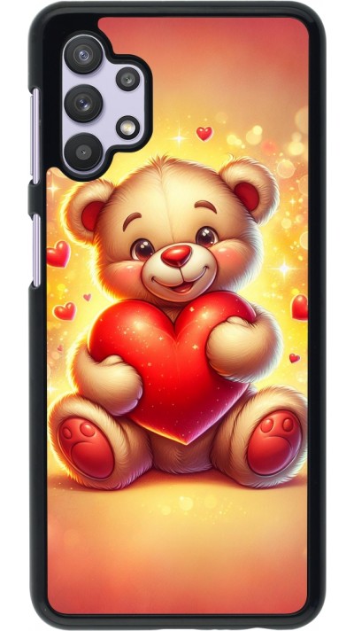 Samsung Galaxy A32 5G Case Hülle - Valentin 2024 Teddy Liebe